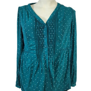 LC Lauren Conrad Polka Dot Blouse